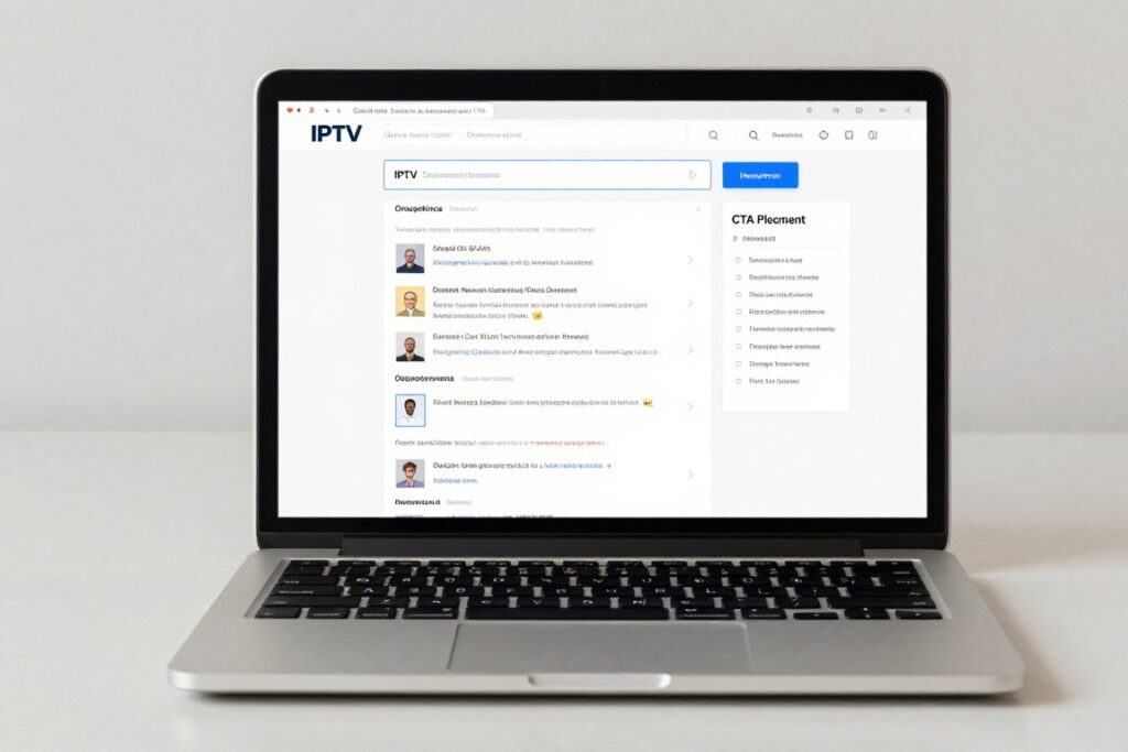 Analyse van IPTV zoekresultaten en CTA knoppen