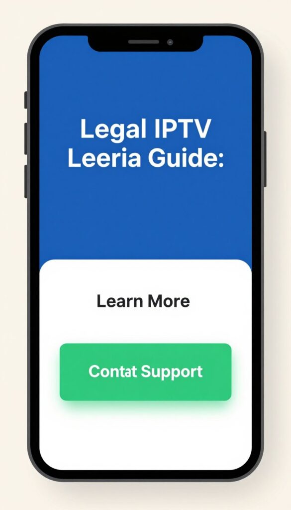 CTA voor IPTV kopen met keuze tussen informatie en contact