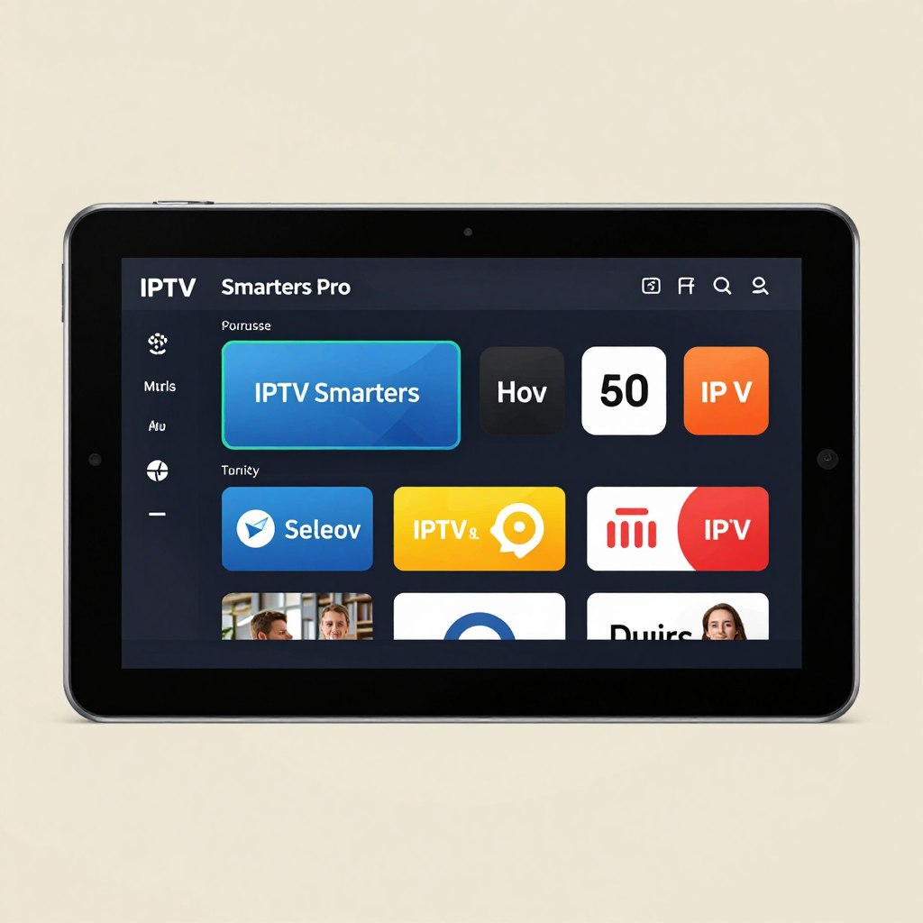 IPTV Smarters Pro app op een Android apparaat voor legale streaming