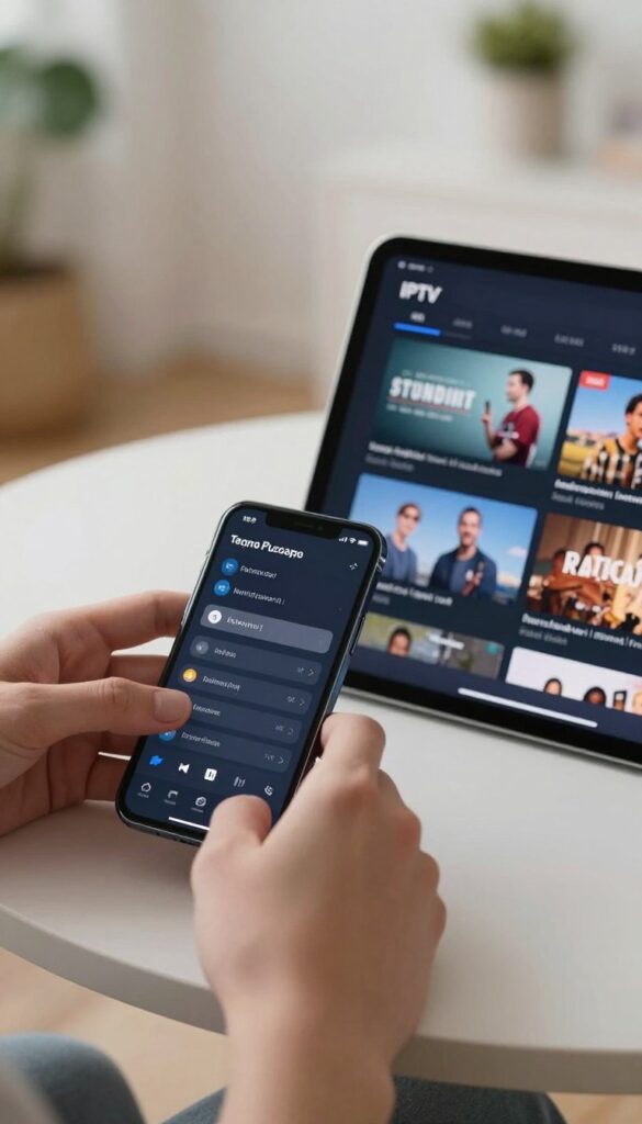 IPTV app gebruiken op smartphone en tablet
