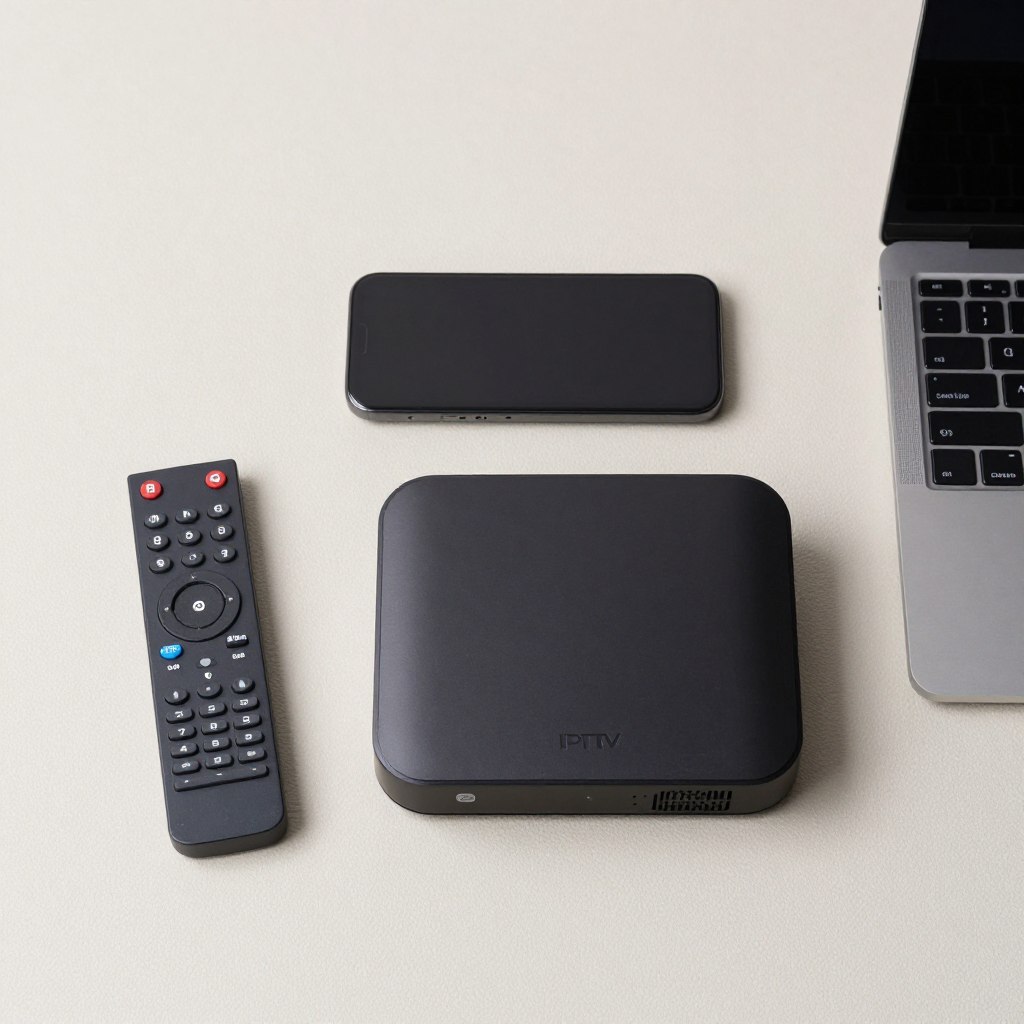 IPTV app op smart-tv smartphone computer en streamingapparaat