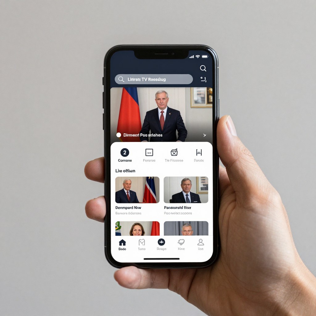 IPTV op een smartphone IPTV op een smartphone