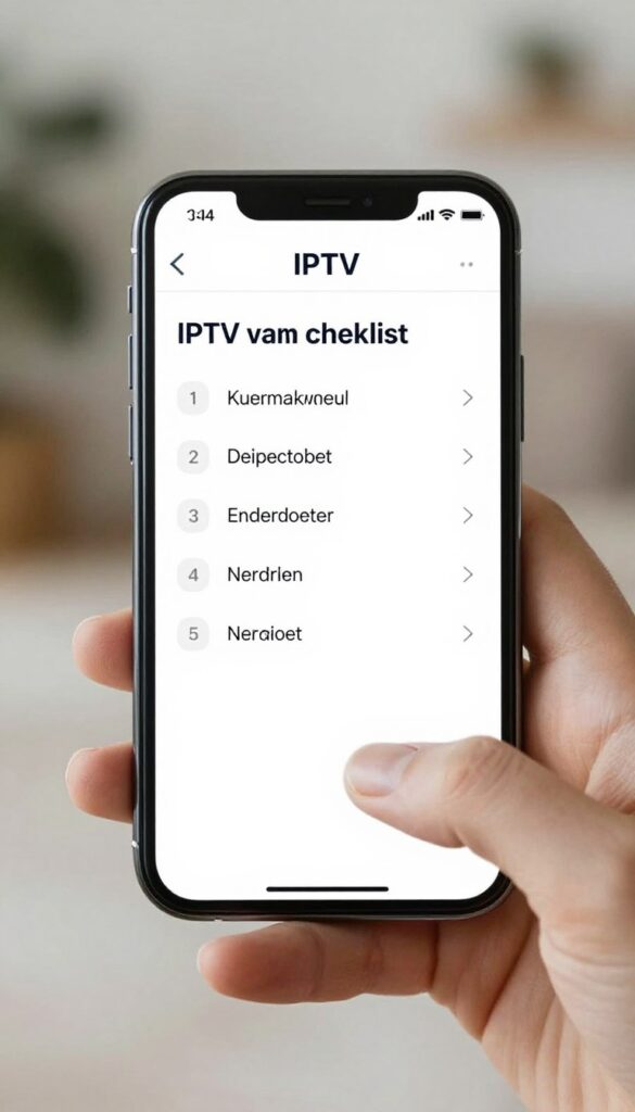 Mobiele checklist voor een veilige IPTV-keuze in Nederland