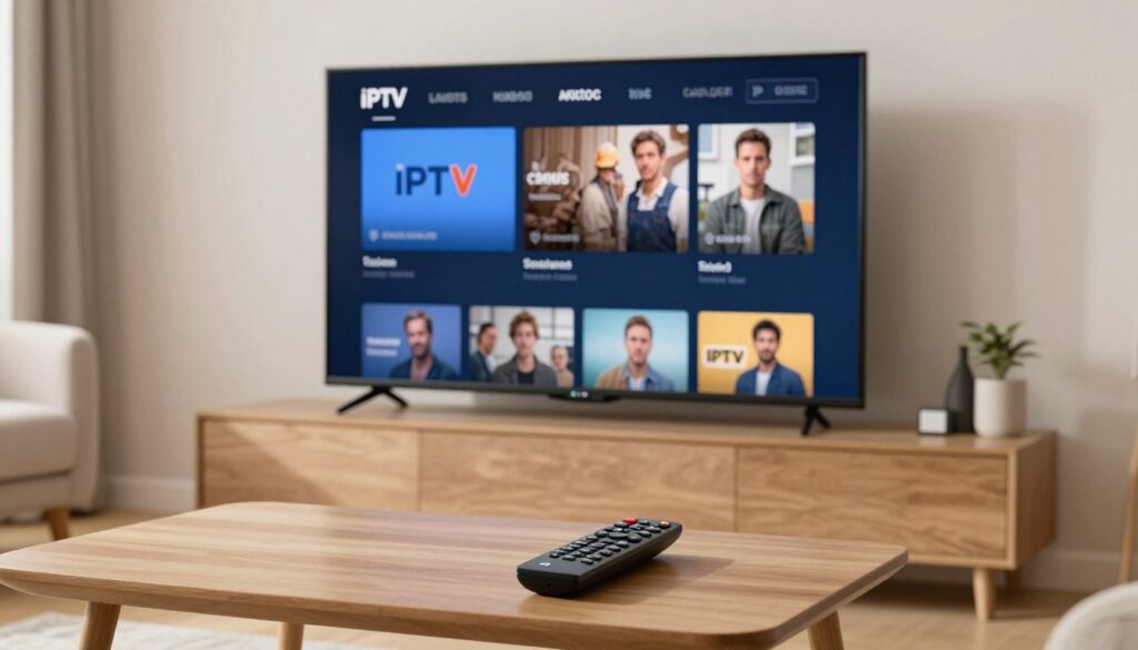 iptv abonnement op een smart-tv